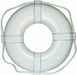 CAL-JUNE INCORPORATED Safety Cal June 20" Life Ring Buoy - White