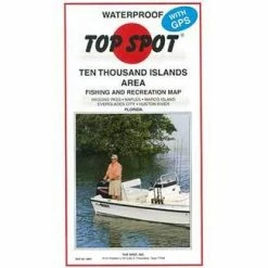 TOP SPOT, INC. Fishing Accessories Top Spot N-204 Ten Thousand Islands Area Chart