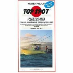 TOP SPOT, INC. Fishing Accessories Top Spot N-207 Fla Bay - Upper Keys Area Chart