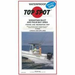TOP SPOT, INC. Fishing Accessories Top Spot N-217 Sebastions To Palm Bay Area Chart