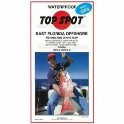 TOP SPOT, INC. Fishing Accessories Top Spot N-220 East Florida Offshore Chart