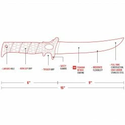 BUBBA BLADE 9" FLEX Fillet Knife Marine Equipment