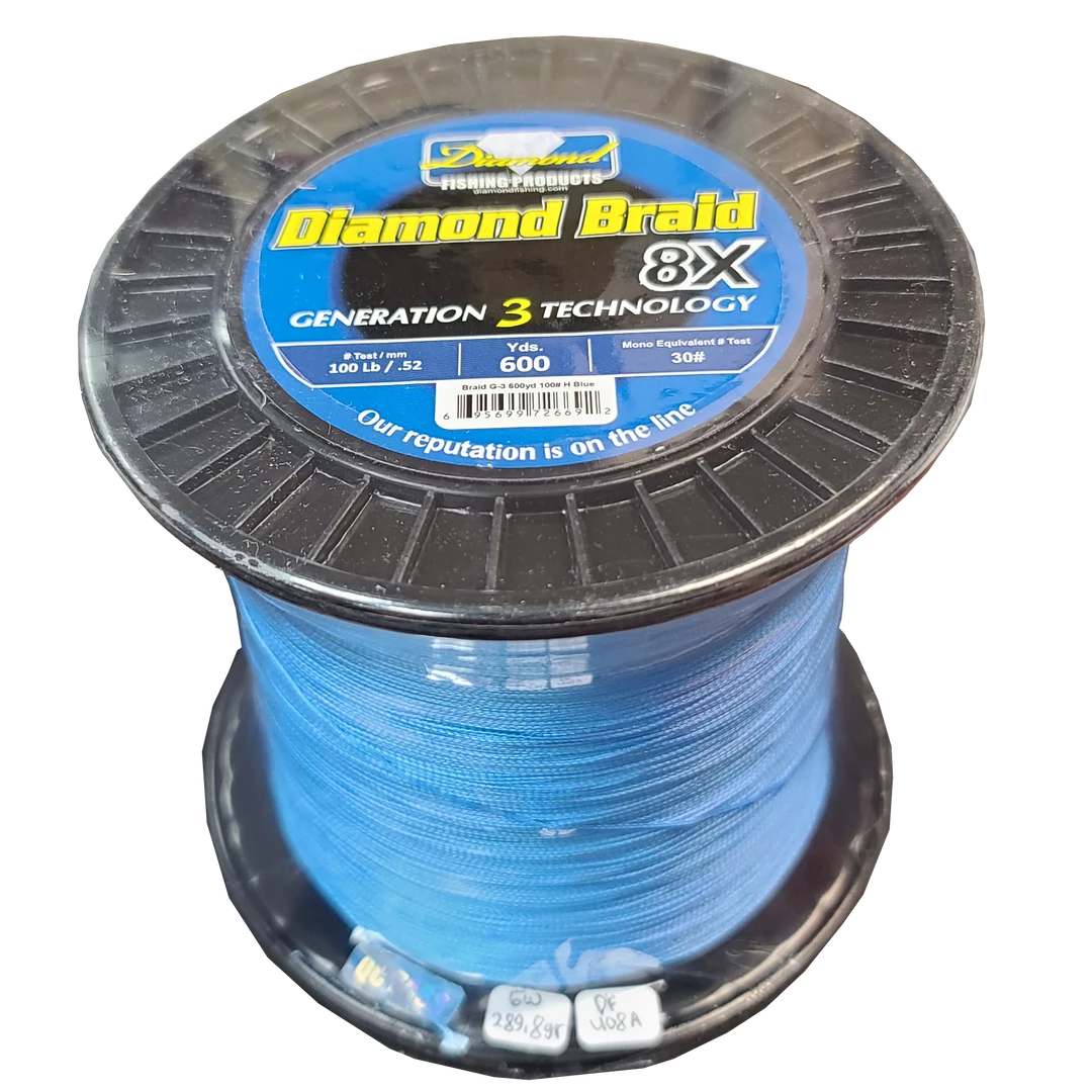 HI-LINER FISHING GEAR & TACKLE DIAMOND FISHING PRODUCTS Diamond Braid 8x Gen3 - 300 Yards & 600 Yards Fishing Line 3 HI-LINER FISHING GEAR & TACKLE DIAMOND FISHING PRODUCTS Diamond Braid 8x Gen3 - 300 Yards & 600 Yards Fishing Line