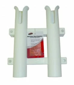 TEMPRESS Fishing Rods Fish-On Double Rod Holder White