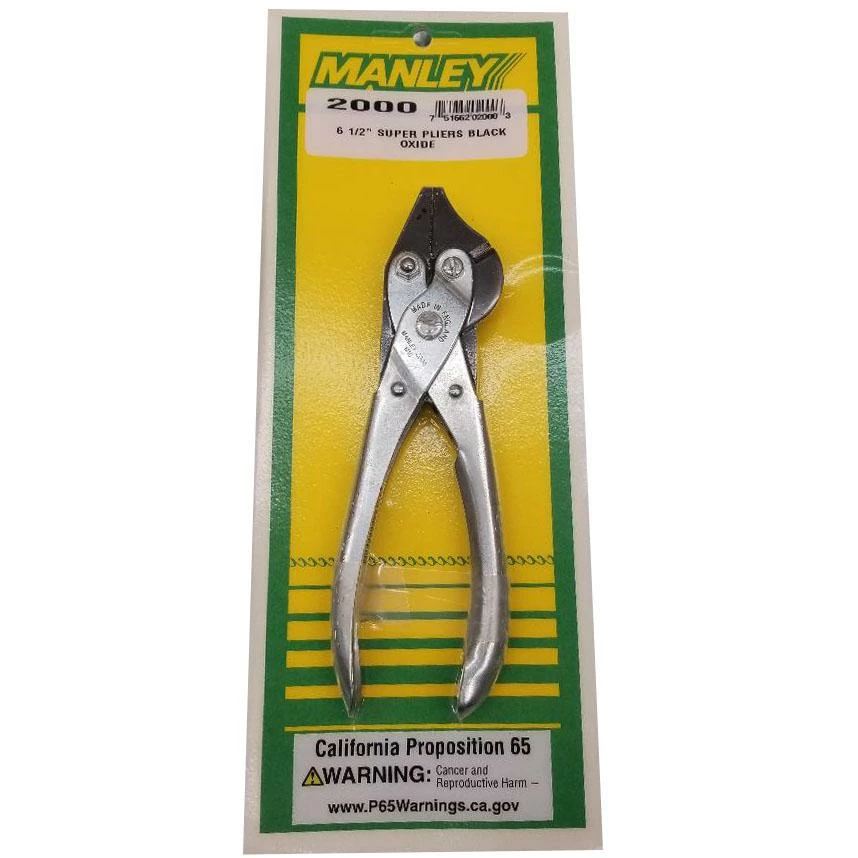 MANLEY TOOLS Manley Super Pliers Black Oxide 6-1/2" Fishing Accessories 3 MANLEY TOOLS Manley Super Pliers Black Oxide 6-1/2" Fishing Accessories