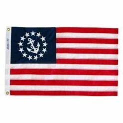 Annin 12x18" U.S. Yacht Ensign Flag - Dyed Marine Accessories