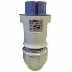 ERRAMARINE Marine Electrical Male Plug 32 AMP