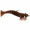 DOA Lures 2.75" Rigged Shrimp 6Pk - Rootbeer / Gold Glitter