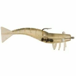 DOA Lures 2.75" Rigged Shrimp 6Pk - Near Clear