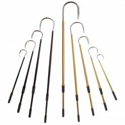 AFTCO MFG. CO. INC. AFTCO Aluminum 8' Gold Taper-Tip Gaff - 3" Throat, 3/8" Diameter-OVERSIZE Fishing Accessories