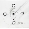 S.F.E. OF MIAMI SFE 12-Hole Extra Heavy Wind White Kite (20-30MPH) Fishing Tackle 1 S.F.E. OF MIAMI SFE 12-Hole Extra Heavy Wind White Kite (20-30MPH) Fishing Tackle
