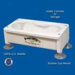 DEEP BLUE MARINE PRODUCTS Marine Accessories DEEP BLUE MARINE Double Boat Cup Holder Storage Box