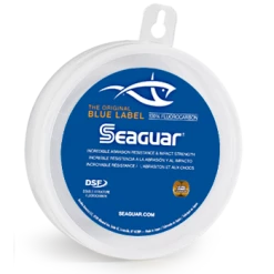KUREHA AMERICA LLC Fishing Line SEAGUAR Blue Label Flourocarbon 60 Lb 100yd Spool