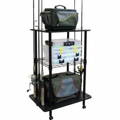 RUSH CREEK CREATION Fishing Accessories RUSH CREEK 12 Rod Tackle Cart