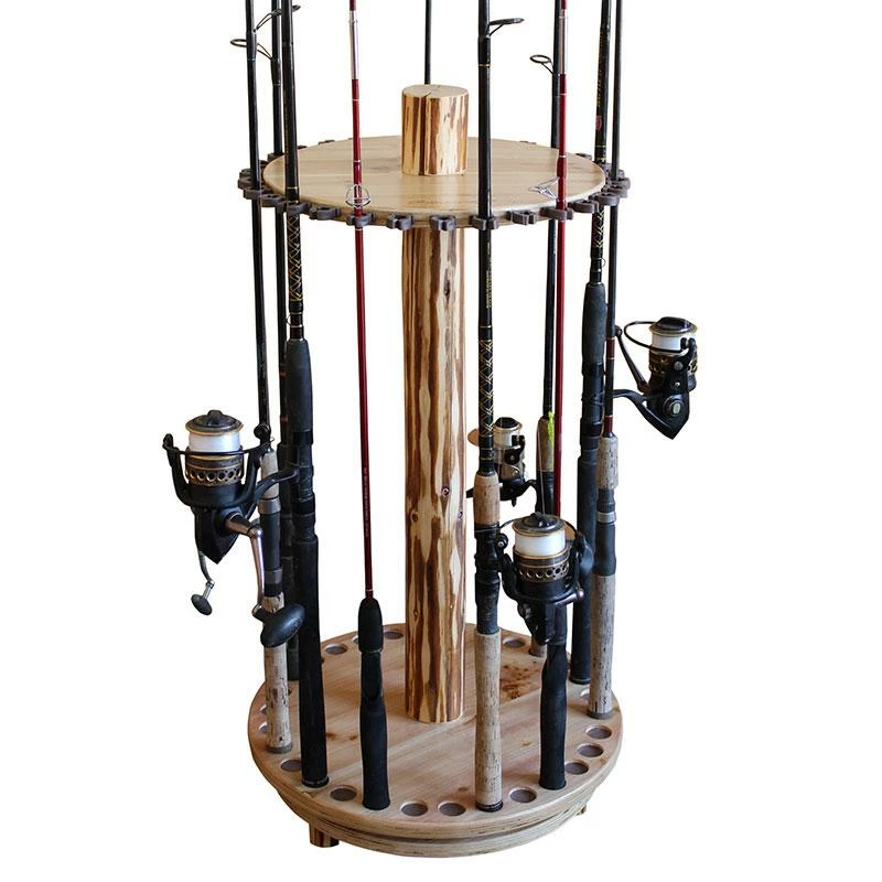 RUSH CREEK CREATION RUSH CREEK 30 Rod Round Spinning Rack 3 RUSH CREEK CREATION RUSH CREEK 30 Rod Round Spinning Rack