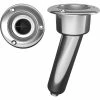 MATE SERIES, INC. MATE SERIES Stainless Steel 15° Round Top Rod & Cup Holder With Drain Fishing Accessories