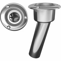 MATE SERIES, INC. MATE SERIES Stainless Steel Round Top Rod & Cup Holder (Open) Fishing Accessories