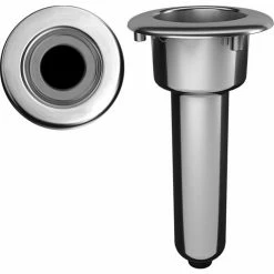 MATE SERIES, INC. MATE SERIES Elite Screwless Stainless Steel Rount Top Rod & Cup Holder With Drain