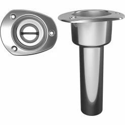 MATE SERIES, INC. MATE SERIES Stainless Steel Oval Top Rod & Cup Holder (Open)