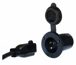 POWERMANIA, INC. POWERMANIA AC Plug Port Black