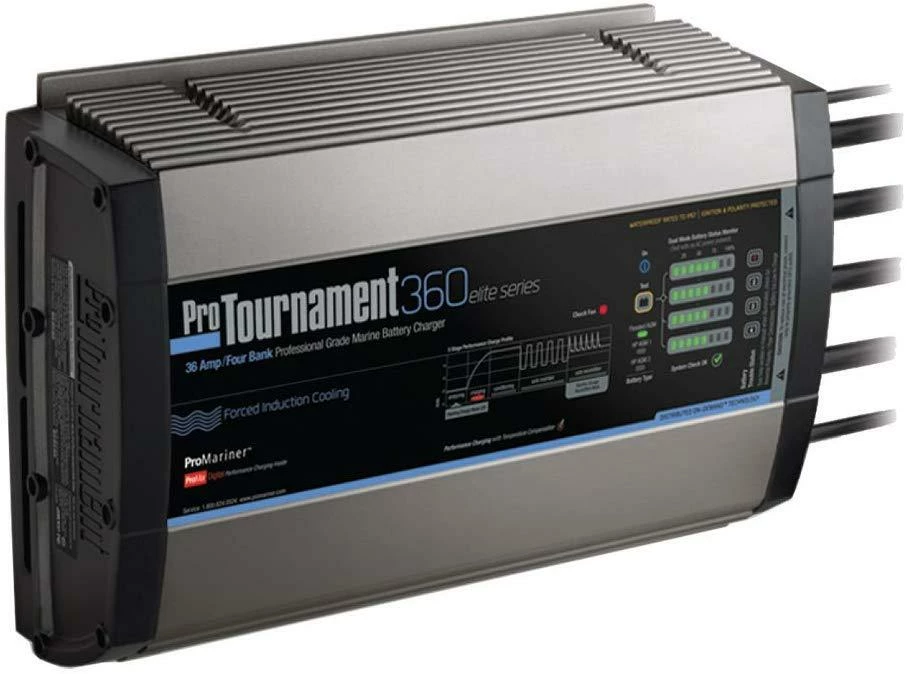 PRO MARINER Marine Accessories ProMariner® 52038 - ProTourn Elite™ Quad 36A Compact Battery Charger 3 PRO MARINER Marine Accessories ProMariner® 52038 - ProTourn Elite™ Quad 36A Compact Battery Charger