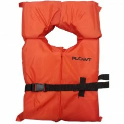 Flowt Orange Type II Life Vest - Oversized Adult Safety