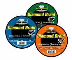 HI-LINER FISHING GEAR & TACKLE DIAMOND FISHING PRODUCTS Diamond Braid 8x Gen3 - 300 Yards & 600 Yards Fishing Line 7 HI-LINER FISHING GEAR & TACKLE DIAMOND FISHING PRODUCTS Diamond Braid 8x Gen3 - 300 Yards & 600 Yards Fishing Line