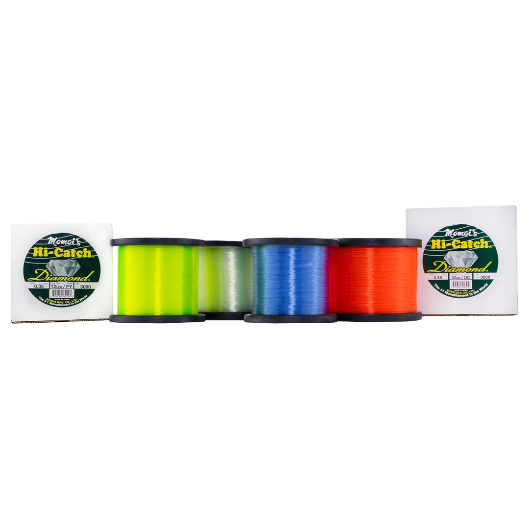 HI-LINER FISHING GEAR & TACKLE MOMOI'S Hi-Catch Diamond Monofilament Fishing Line 3 HI-LINER FISHING GEAR & TACKLE MOMOI'S Hi-Catch Diamond Monofilament Fishing Line
