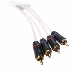 FUSION MS-FRCA12 Premium 12' 4-Way Shielded RCA Cable Electronics & Navigation