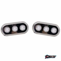 Lights PLASH Performance Lighting Grande 180W Underwater Transom Light- RGB