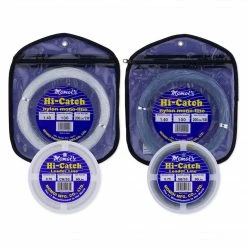 HI-LINER FISHING GEAR & TACKLE Momoi’s Hi-Catch Classic Nylon Mono Leader Line - 50 Yd Wrist Spool Fishing Line