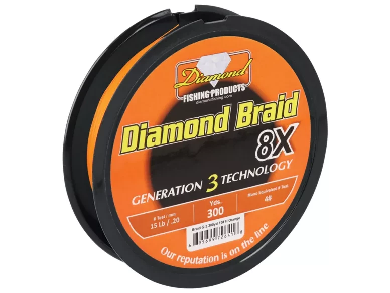 HI-LINER FISHING GEAR & TACKLE DIAMOND FISHING PRODUCTS Diamond Braid 8x Gen3 - 300 Yards & 600 Yards Fishing Line 6 HI-LINER FISHING GEAR & TACKLE DIAMOND FISHING PRODUCTS Diamond Braid 8x Gen3 - 300 Yards & 600 Yards Fishing Line