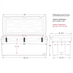 ENGEL COOLERS 123 High-Performance Roto-Molded Cooler Marine Accessories 11 ENGEL COOLERS 123 High-Performance Roto-Molded Cooler Marine Accessories
